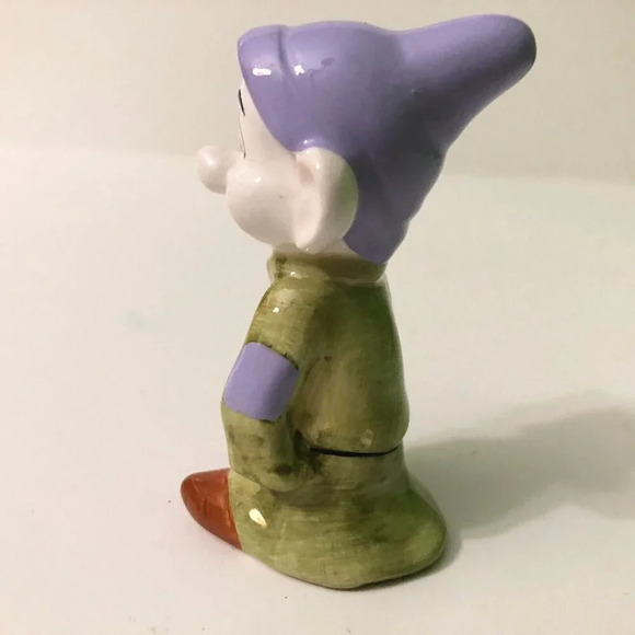 Dopey Figurine Ceramic  Snow White 3 Inch Tall Figure Unmarked - Picture 13 of 14